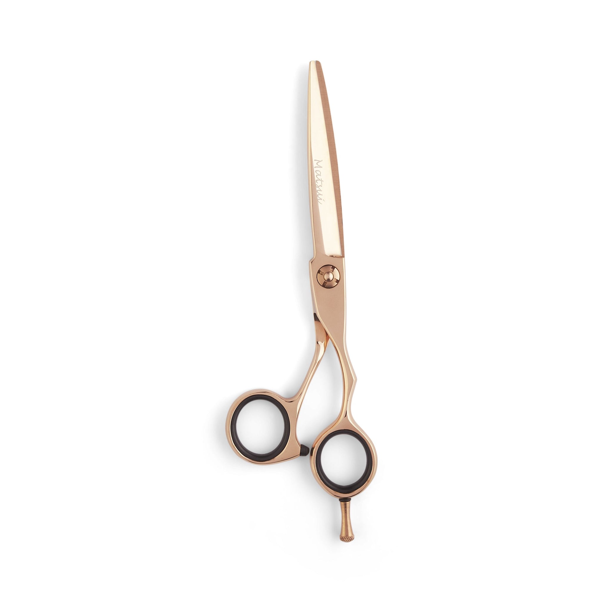 Matsui Offset Drop Handle Shear Thinner Combo - Rose Gold - Scissor Tech USA (4690559369282)