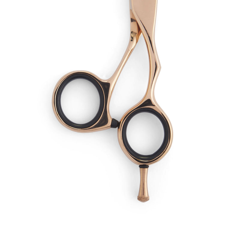 Matsui Offset Drop Handle Shear Thinner Combo - Rose Gold - Scissor Tech USA (4690559369282)