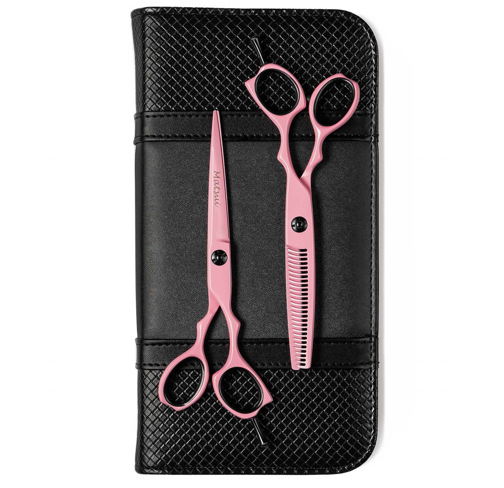 Matsui Precision Pastel Pink Professional Hair Shears & Thinner Combo